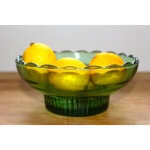 E.O. Brody Green Glass Dish/Bowl